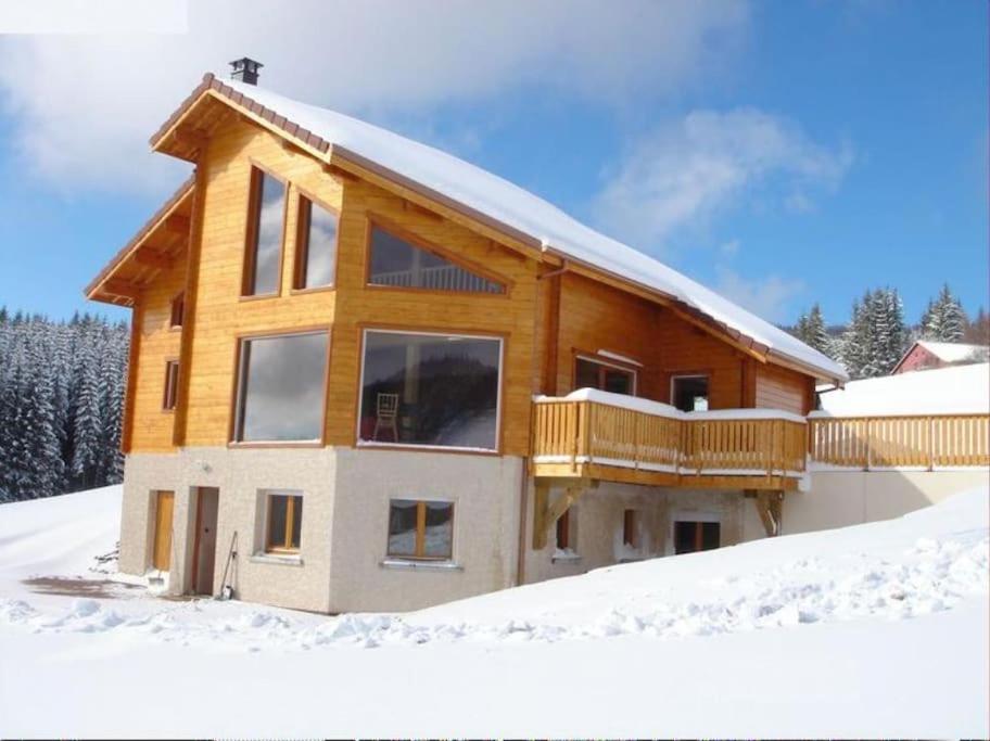 Grand Valtin : Chalet Ecolo 4 Etoiles 14 Personnes Ban-sur-Meurthe-Clefcy エクステリア 写真