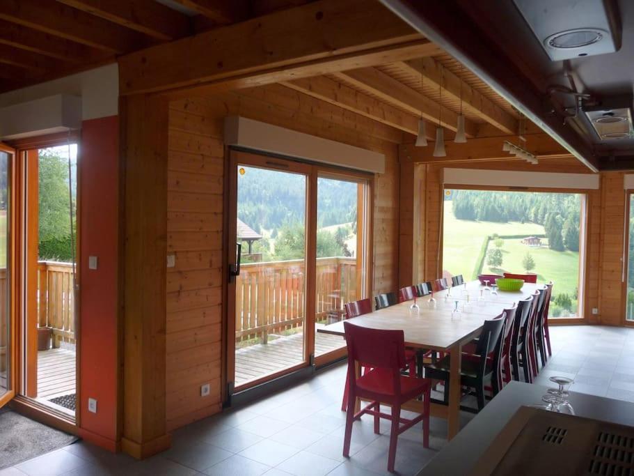 Grand Valtin : Chalet Ecolo 4 Etoiles 14 Personnes Ban-sur-Meurthe-Clefcy エクステリア 写真