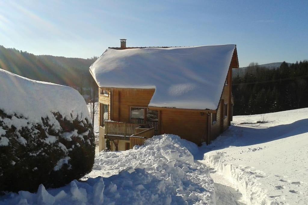 Grand Valtin : Chalet Ecolo 4 Etoiles 14 Personnes Ban-sur-Meurthe-Clefcy エクステリア 写真